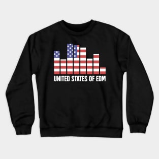 Patriotic USA Flag – United States of EDM Crewneck Sweatshirt